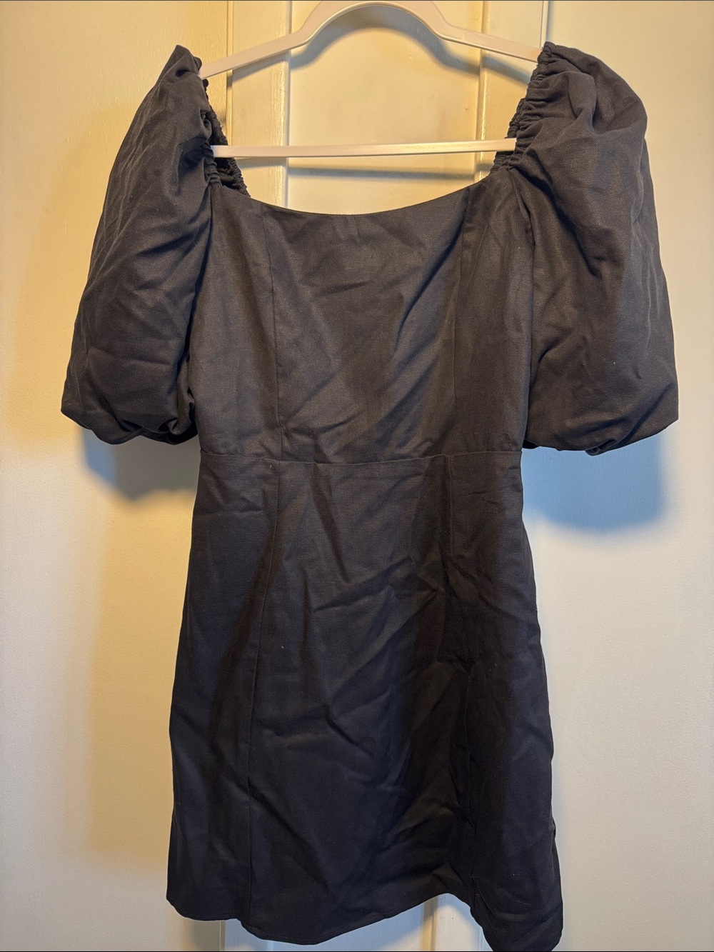 Rachel Parcell Black Puff Sleeve dress